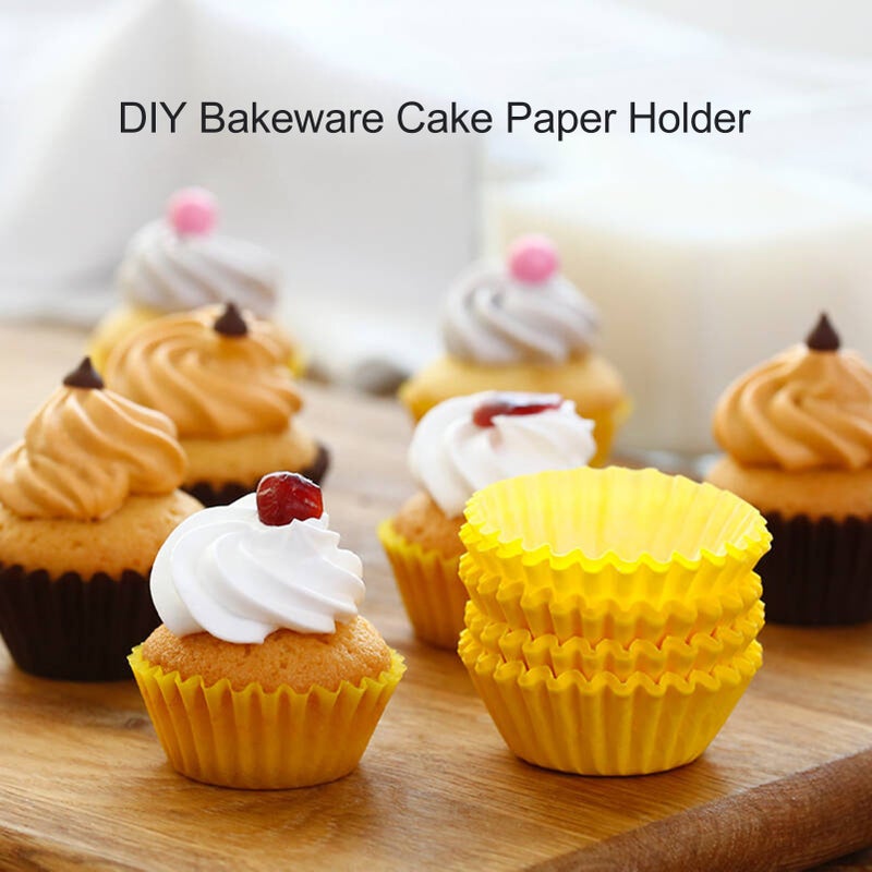 35 Styles 100PCS New Style Printing Oil-Proof Cake Paper Holder Heat-Resistant Bakeware Cake Paper Holder - Image 4
