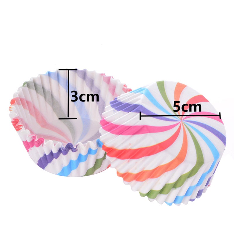 35 Styles 100PCS New Style Printing Oil-Proof Cake Paper Holder Heat-Resistant Bakeware Cake Paper Holder - Image 3