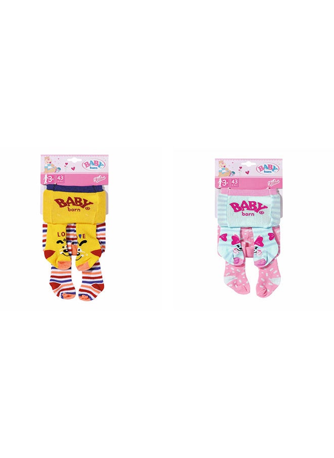 Baby Born - Set of 2 Tights For Kids - Image 1