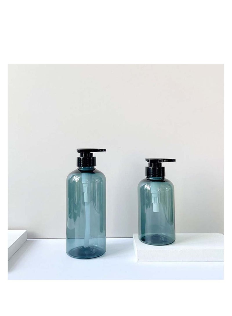Empty Pump Bottles, Hand Gel Dispenser 500ml Plastic Bottles with Soap Containers Refillable for Bathroom Kitchen Use-Lotions Shampoo,Conditioner Shower Gel, 3 Pack - Image 3