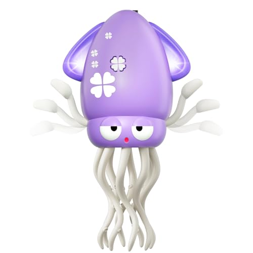 WAVISA Dancing Squid Baby Toy Tummy Time Toys Rechargeable Crawling Octopus with Music and Light for 36 612 1218 36 Months 1 Year Old Learning Walking Toddle Easter Basket Stuffers 1st Birthday Gifts - Image 1