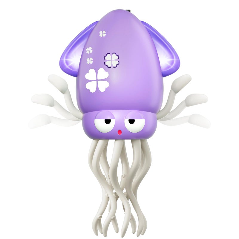 WAVISA Dancing Squid Baby Toy Tummy Time Toys Rechargeable Crawling Octopus with Music and Light for 36 612 1218 36 Months 1 Year Old Learning Walking Toddle Easter Basket Stuffers 1st Birthday Gifts - Image 2