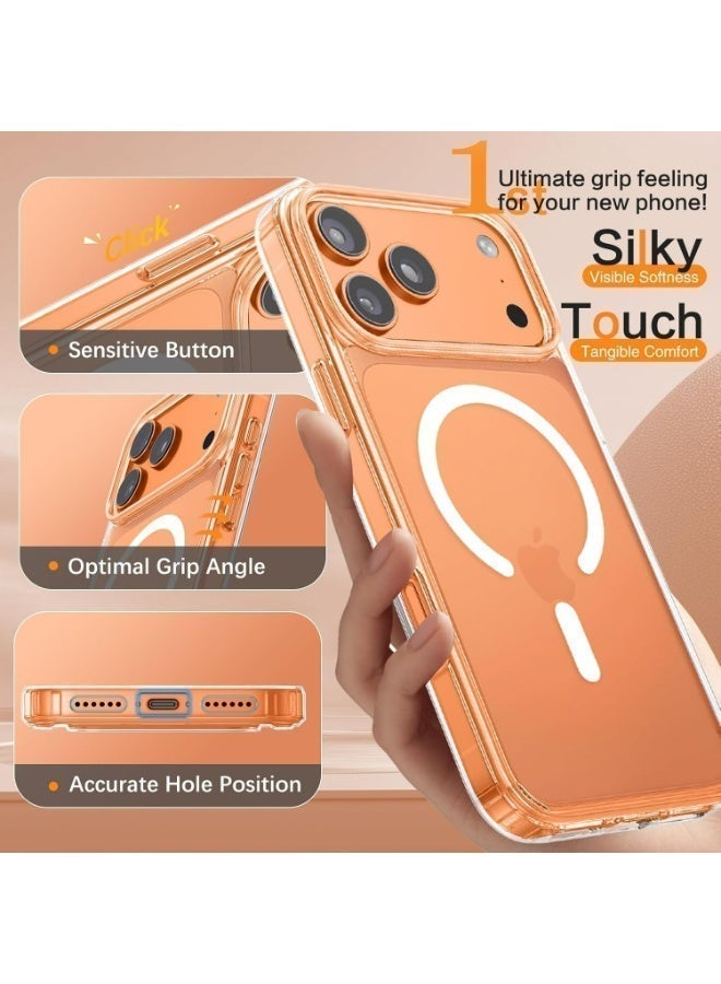 UMIXPRO Magnetic Clear Case for iPhone 17 Pro Max 6.9-Inch, MagSafe Compatible, Shockproof - Image 3