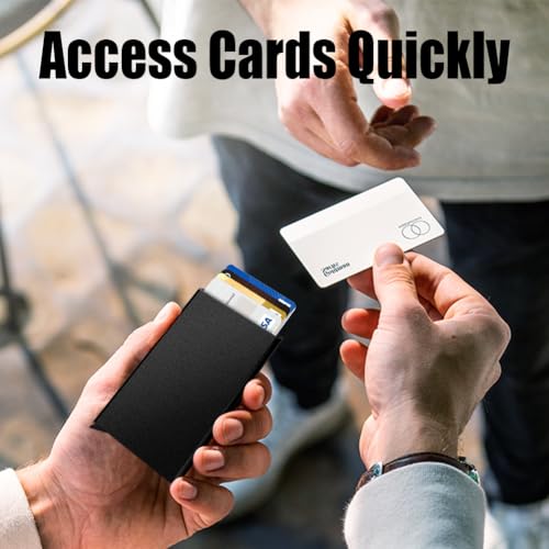 FurArt Slim Minimalist Wallet, Front Pocket Wallets, RFID Blocking, Credit Card Holder for Men-Black - Image 5