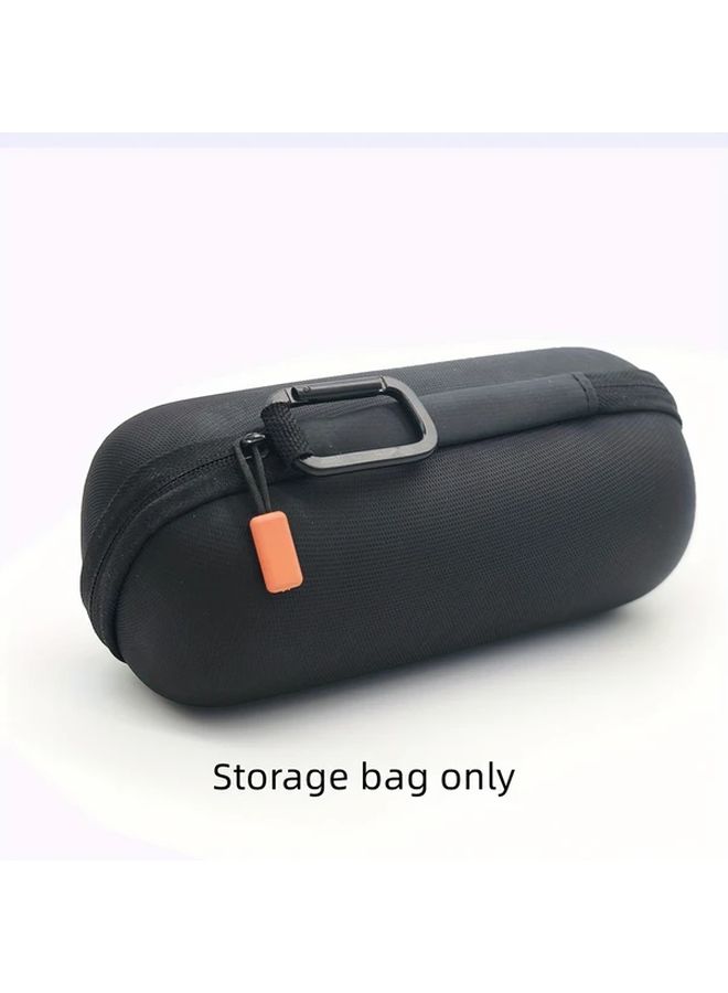 Black EVA Protective Carrying Case for Flip 3 4 5 6 Speakers with Handle and Mesh Pockets - Image 3