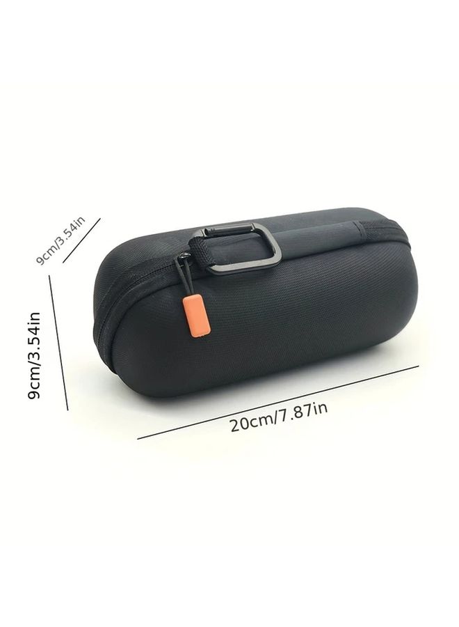 Black EVA Protective Carrying Case for Flip 3 4 5 6 Speakers with Handle and Mesh Pockets - Image 4