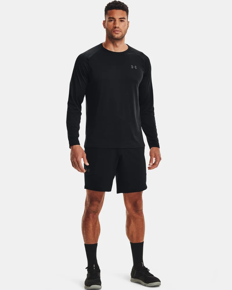 Under Armour Black Men's UA Tech™ Long Sleeve T-Shirt for Men | Best Price UAE