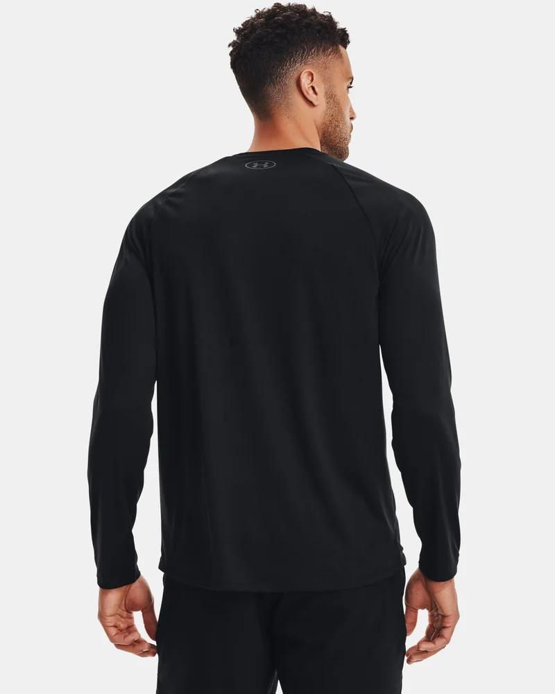Under Armour Black Men's UA Tech™ Long Sleeve T-Shirt for Men | Best Price UAE