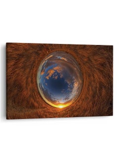 TRUECANVAS TRUECANVAS 16 X 24 inch Pine Wood Framed Canvas Paintings for Home Decor Ready to Wall Hanging Premium Painting for Bedroom Living Room office Wall Decoration Wall Art Painting CT1566 