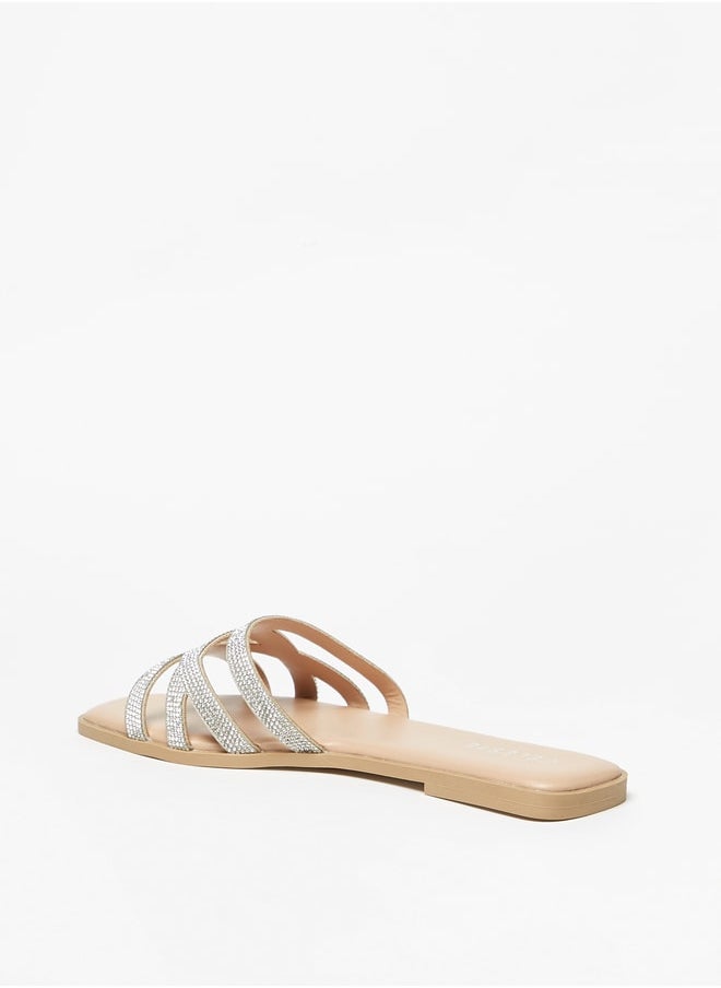 Celeste WomenS Embellished SlipOn Flat Sandals  - Image 3