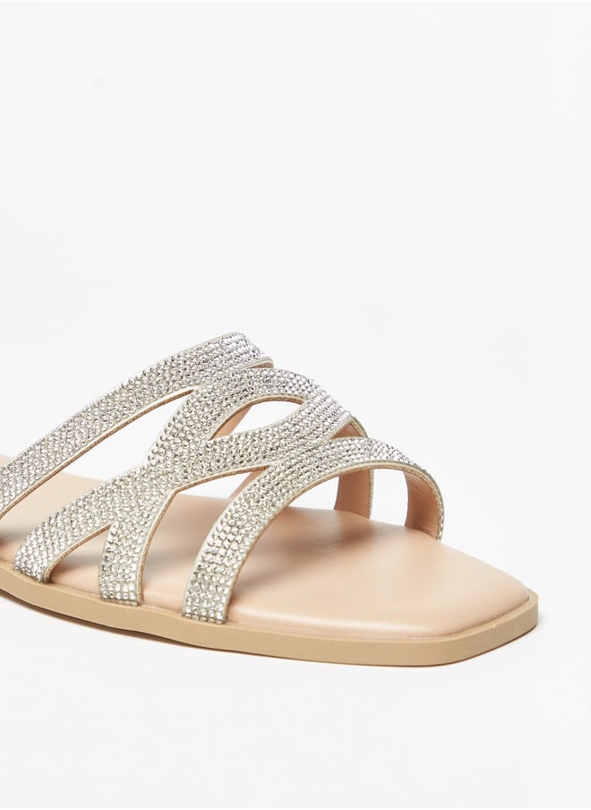 Celeste WomenS Embellished SlipOn Flat Sandals  - Image 5