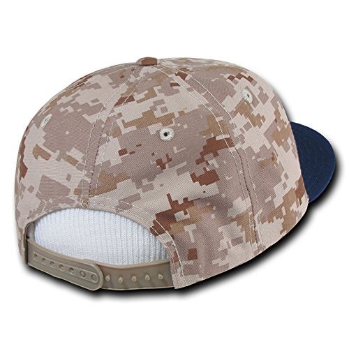 DECKY Digital Camo Snapback, Navy/Dessert/Dessert - Image 3