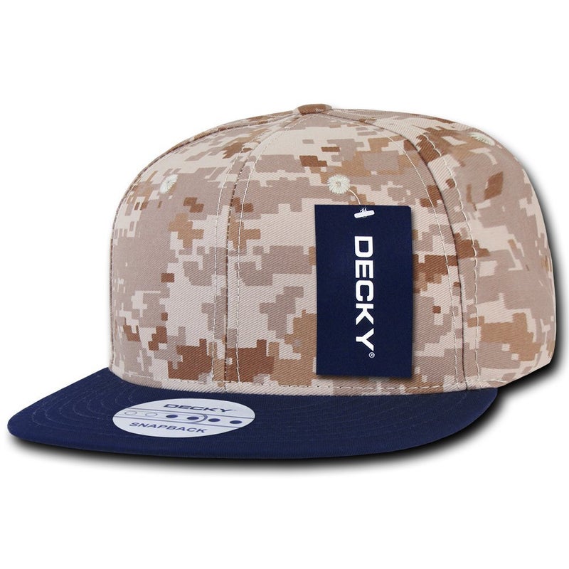 DECKY Digital Camo Snapback, Navy/Dessert/Dessert - Image 4