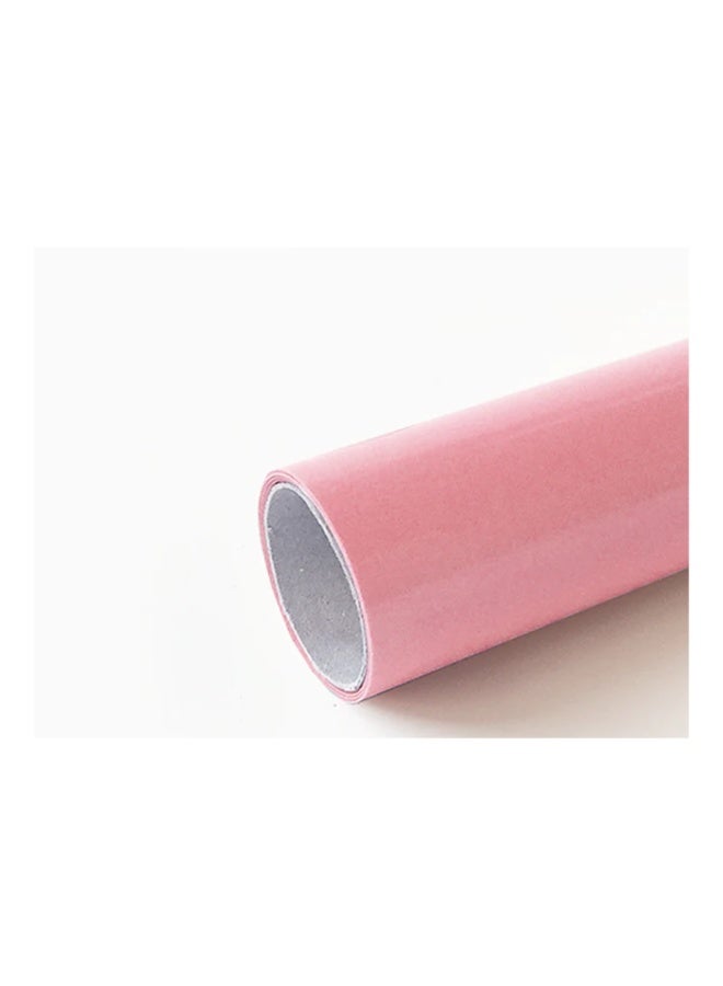 Kalon 12" x 10ft Flock HTV Iron-On Vinyl Roll – Soft Velvet Texture for T-Shirts, Hoodies & DIY Designs PINK - Image 1