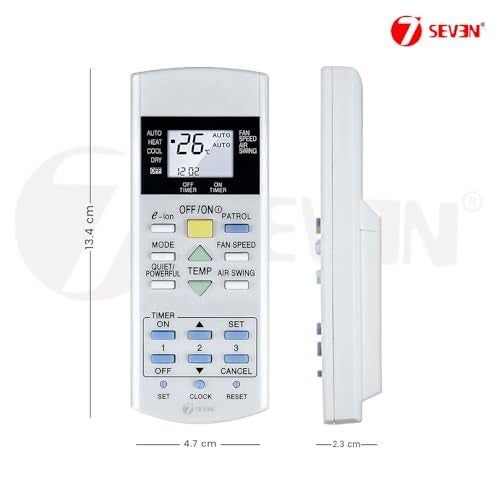 7-Seven 7SEVEN® Compatible for Panasonic AC Remote Original 29A Model 1 1.5 2 Ton Split or Window Air Conditioner - Image 5
