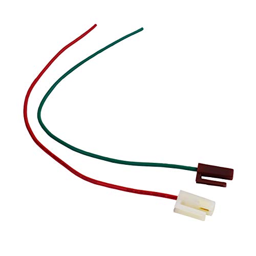 A-Team Performance 170073 Pigtail Harness Cable Wires for HEI Distributor Battery and Tachometer Wiring 12V Ignition Coil & Tach Wire Connector Accessories 11” Red and Green - Image 4