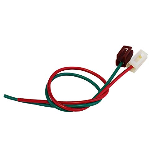 A-Team Performance 170073 Pigtail Harness Cable Wires for HEI Distributor Battery and Tachometer Wiring 12V Ignition Coil & Tach Wire Connector Accessories 11” Red and Green - Image 3