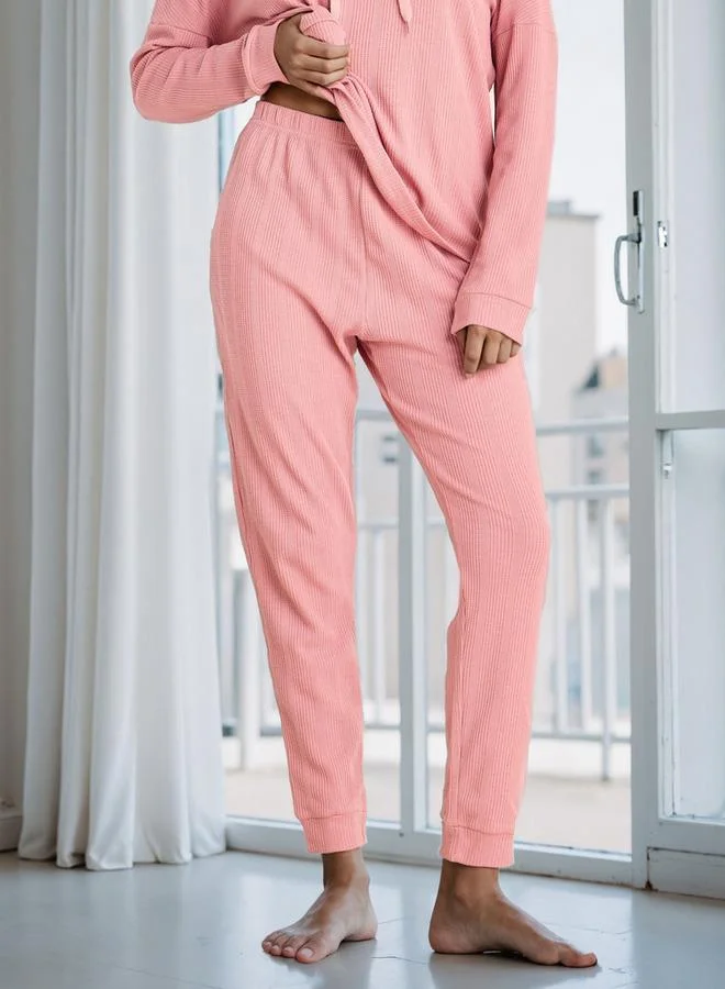 Splash FAV  Waffle Textured Pyjama Set for Women | Best Price UAE