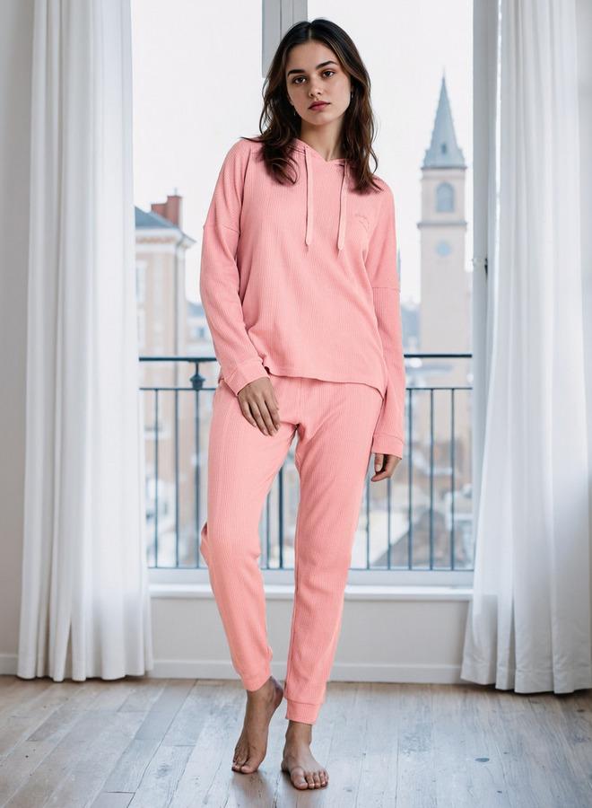 Splash FAV Waffle Textured Pyjama Set - Image 1