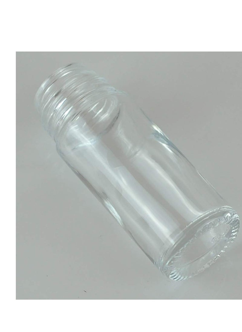 ConStore Constore 4 PCS 30ML Deodorant Glass Roller Bottles with Plastic Roller Ball Black Cap Leak-Proof Massage Roll On Bottles Containers  - Image 2