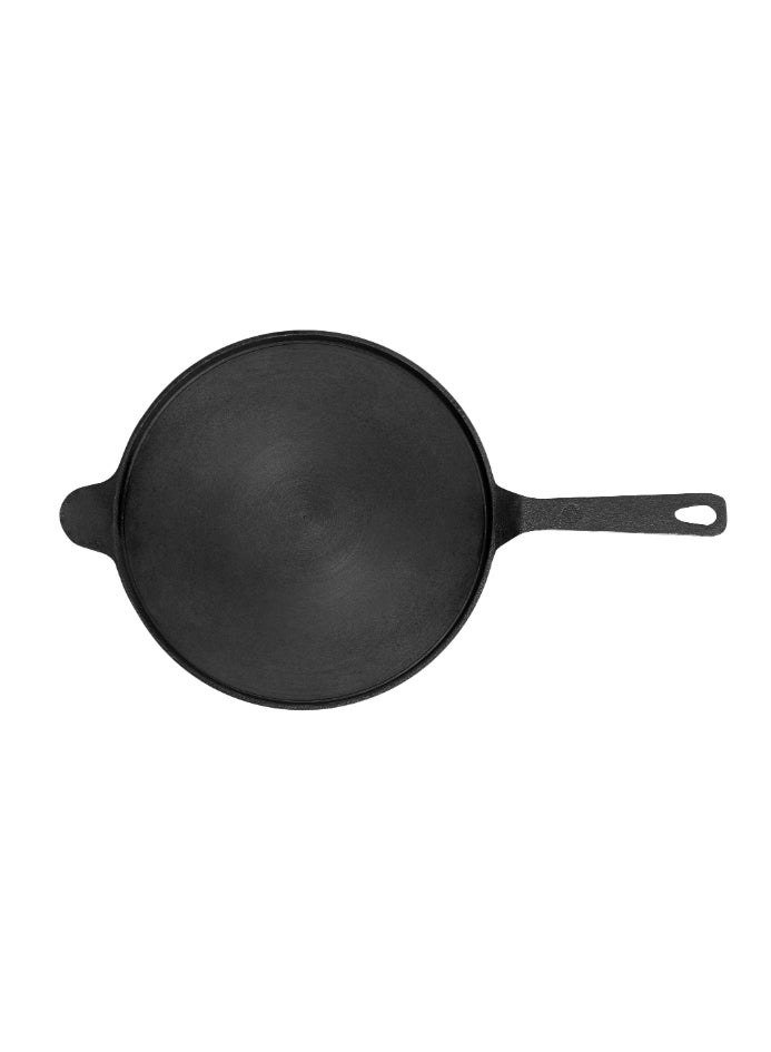 Ayda Cast Iron Tawa With Long Handle Dosa Griddle 28cm  - Image 1