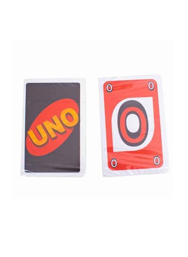 Uno Plastic Card Game, 180-Piece UNO Playing Cards, Card Game Table Cards, Ages 7+, Players 2-10