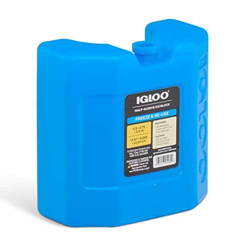 Igloo Maxcold Ice Blocks, Reusable Ice Packs for Coolers, Freezer Pack, Cold Packs for Coolers, Long Lasting Ice Blocks - Image 1