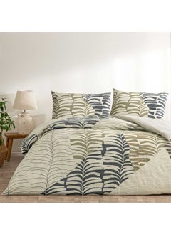 Ella Ranforce Single Duvet Cover Set Brown