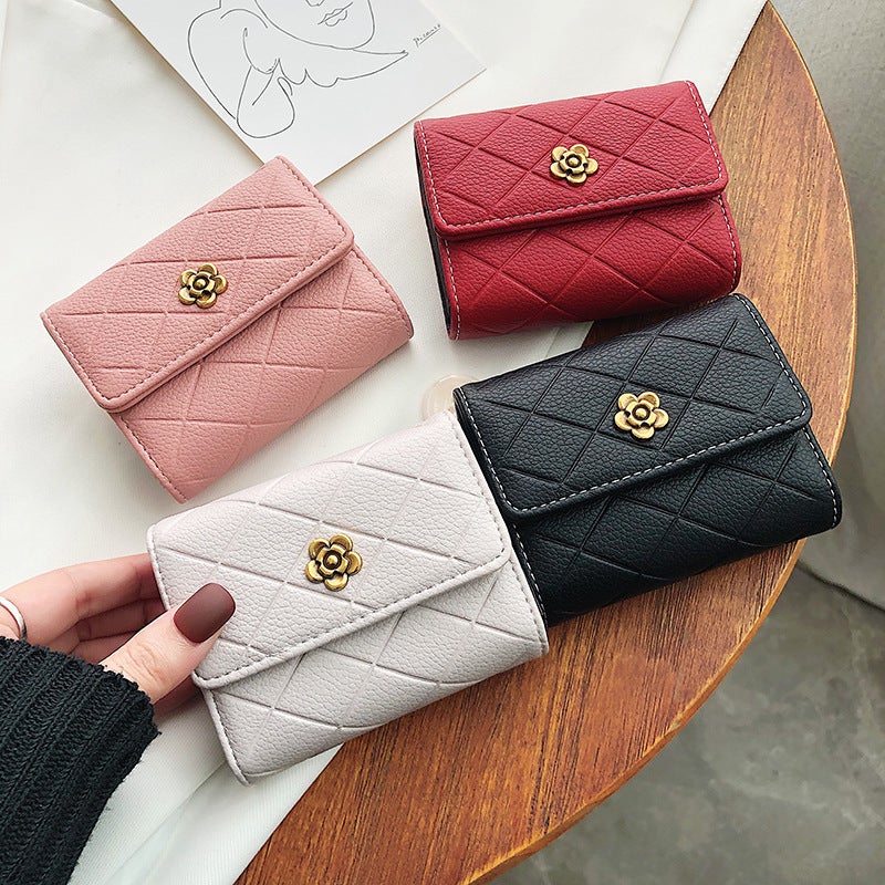 Multifunctional Solid Color PU Leather Wallet, RFID Blocking Design Portable Daily Storage Purse for Cards Cash Coin Business Use - Image 1