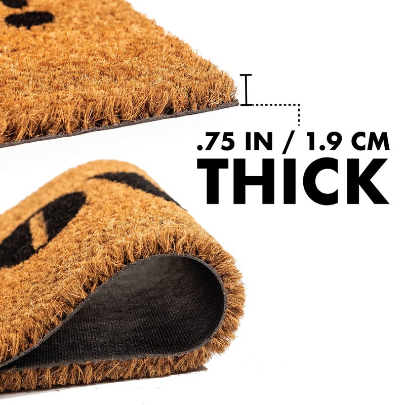 NINAMAR Howdy! Door Mat - Natural Coir - 29.5 x 17.5 inch - Image 4