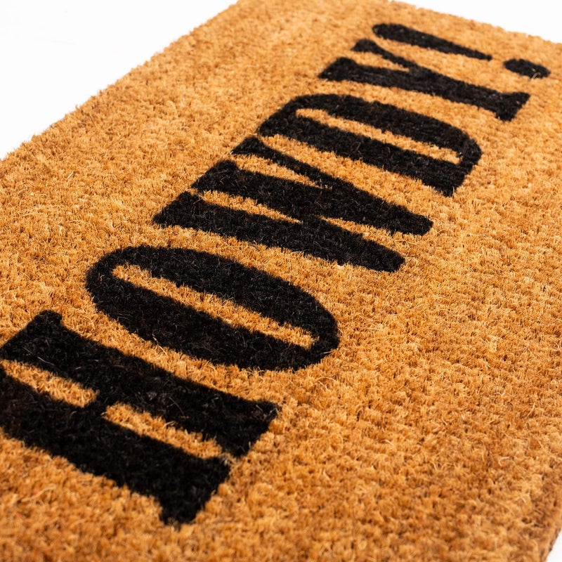 NINAMAR Howdy! Door Mat - Natural Coir - 29.5 x 17.5 inch - Image 3