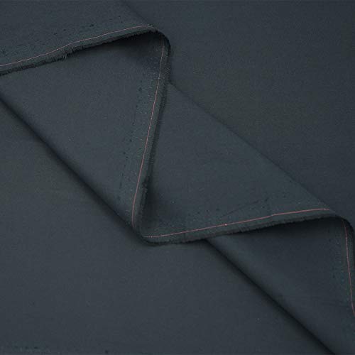 Master FAB -Black 100% Cotton Fabric by The Yard for Sewing DIY Crafting Fashion Design Washable Cloth Bundles Voile;Full Width cuttable39 x 55inches (100x140cm) (Black Solid) - Image 4