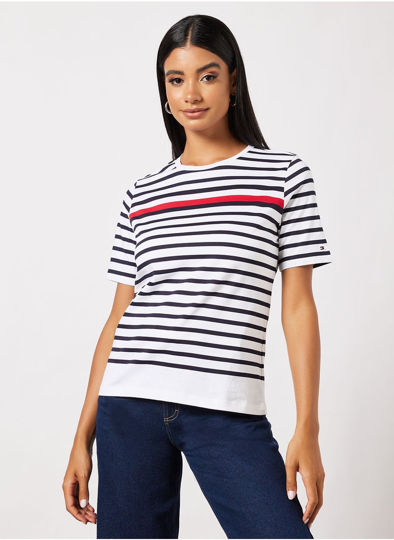 Stripe Crew Neck T-Shirt - pzsku/Z50E068EDB55F95E34FFEZ/45/_/1665591651/2ae85e10-fb89-4397-8c81-2075c1988fb0