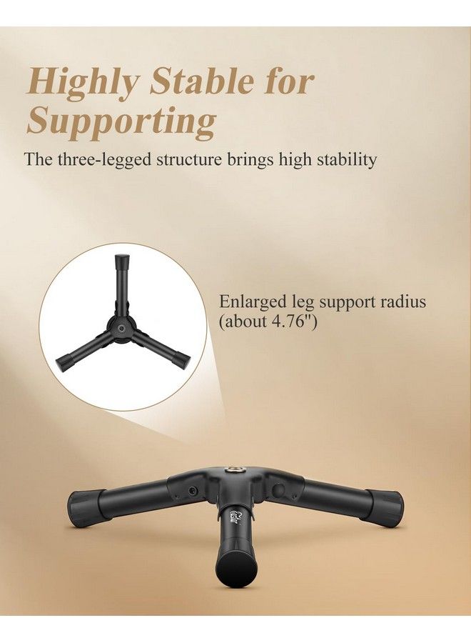 Eastar Flute Clarinet Stand Portable Tripod Doublepurpose Stand Holder For Flute Woodwind Instrument With Flannel Bag Est 005  - Image 4