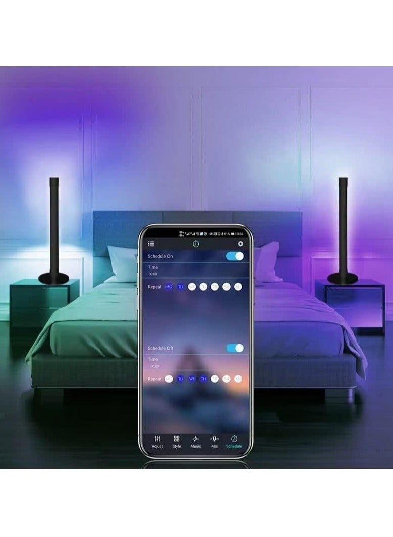 TIGER NEW Smart RGB LED Light Bars – Ambient Lighting, Bluetooth Monitor Flow Light Bars with APP Control, Color Changing Gaming Light Bar for TV, Room Decoration, Movie, PC Setup - Image 3