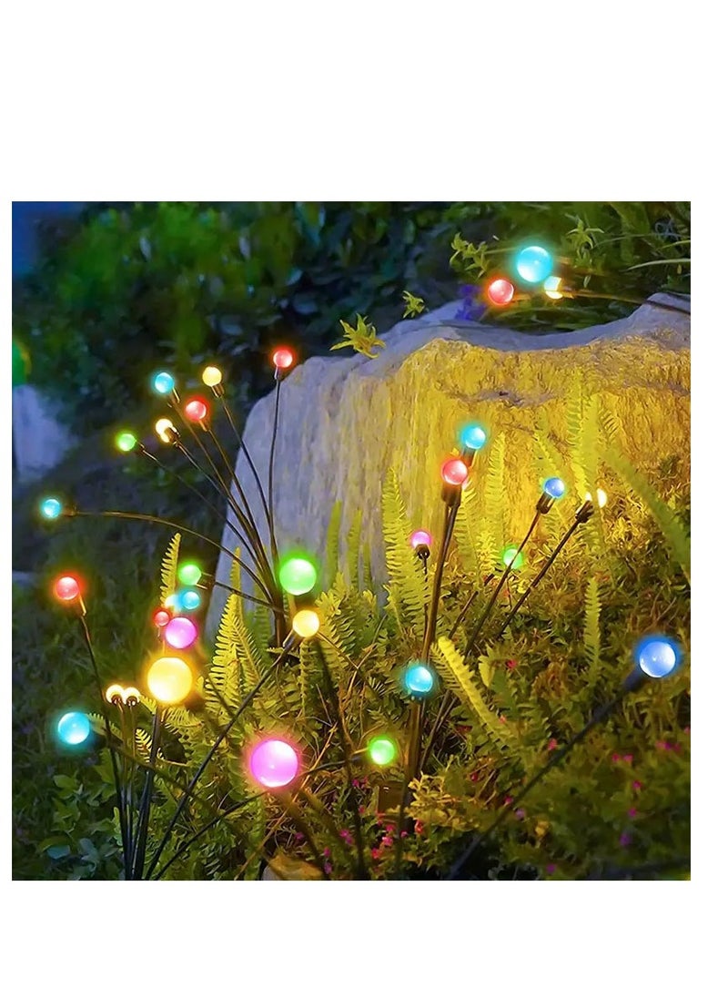 Generic 10 LED Solar Lights Garden Lights Decorative for Yard Pathway Decoration (2 PCS OF 1 Pack)  - Image 1