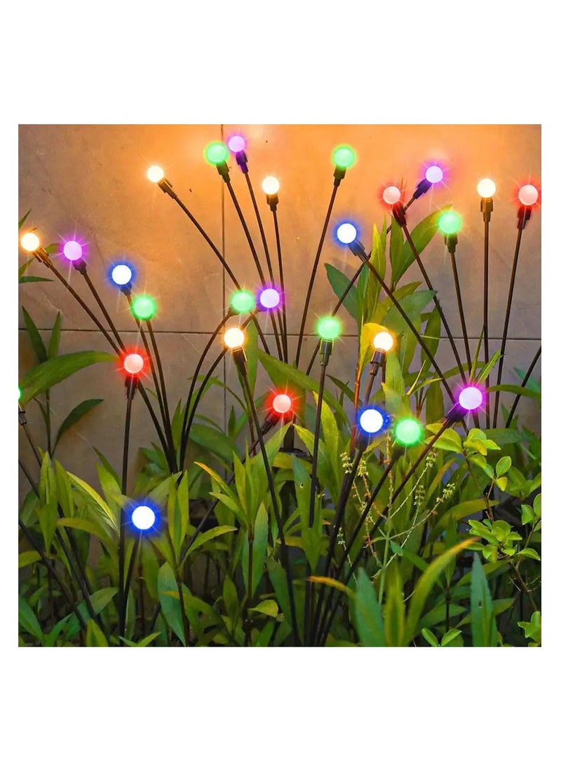Generic 10 LED Solar Lights Garden Lights Decorative for Yard Pathway Decoration (2 PCS OF 1 Pack)  - Image 3