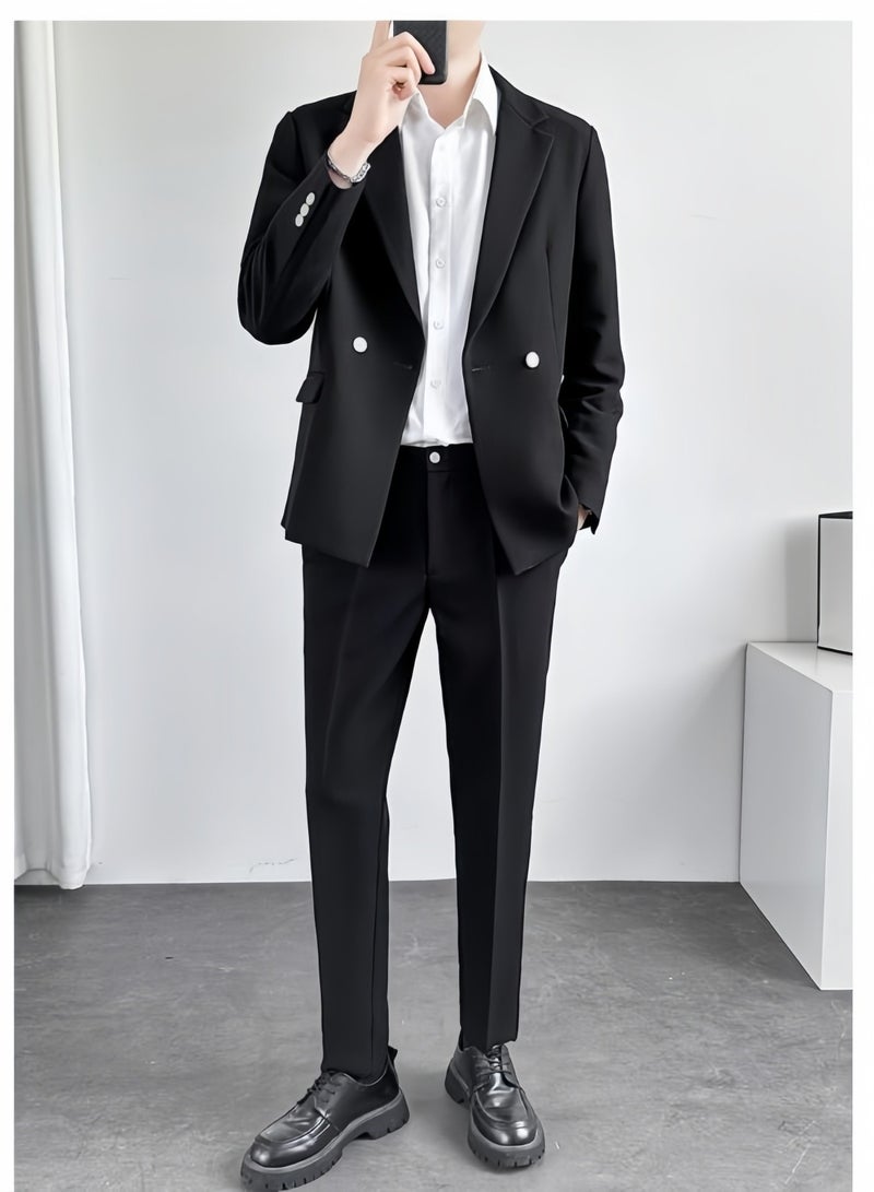 KUYING New Men's Casual Suit Set  - Image 3