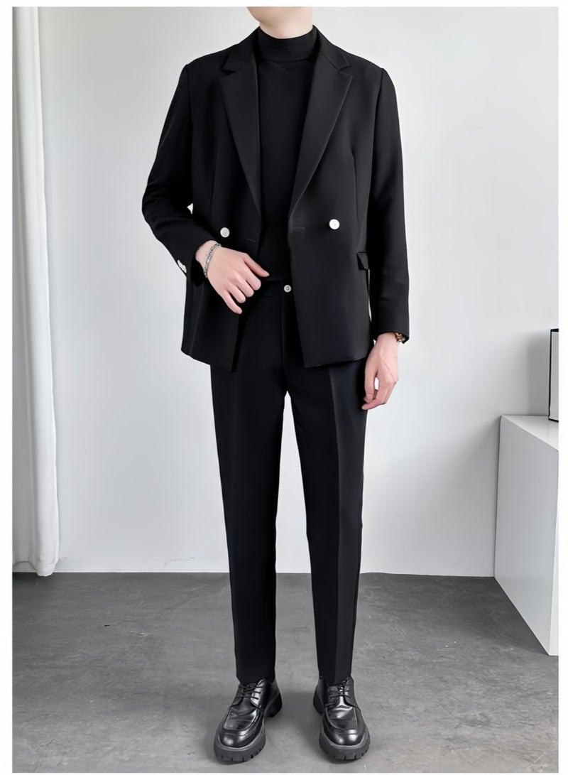 KUYING New Men's Casual Suit Set  - Image 4