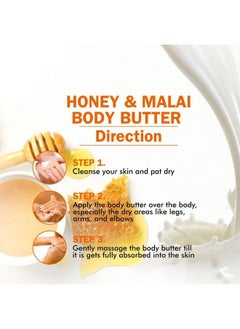 Nuerma Science Honey Malai Body Butter With Vitamin E Oil For Intense Moisturization Boost Skin Elasticity & Adding Radiance Glow In Skin 250 Gm  - Image 5