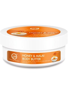 Nuerma Science Honey Malai Body Butter With Vitamin E Oil For Intense Moisturization Boost Skin Elasticity & Adding Radiance Glow In Skin 250 Gm  - Image 3