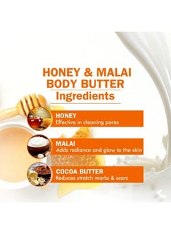 Nuerma Science Honey Malai Body Butter With Vitamin E Oil For Intense Moisturization Boost Skin Elasticity & Adding Radiance Glow In Skin 250 Gm  - Image 4