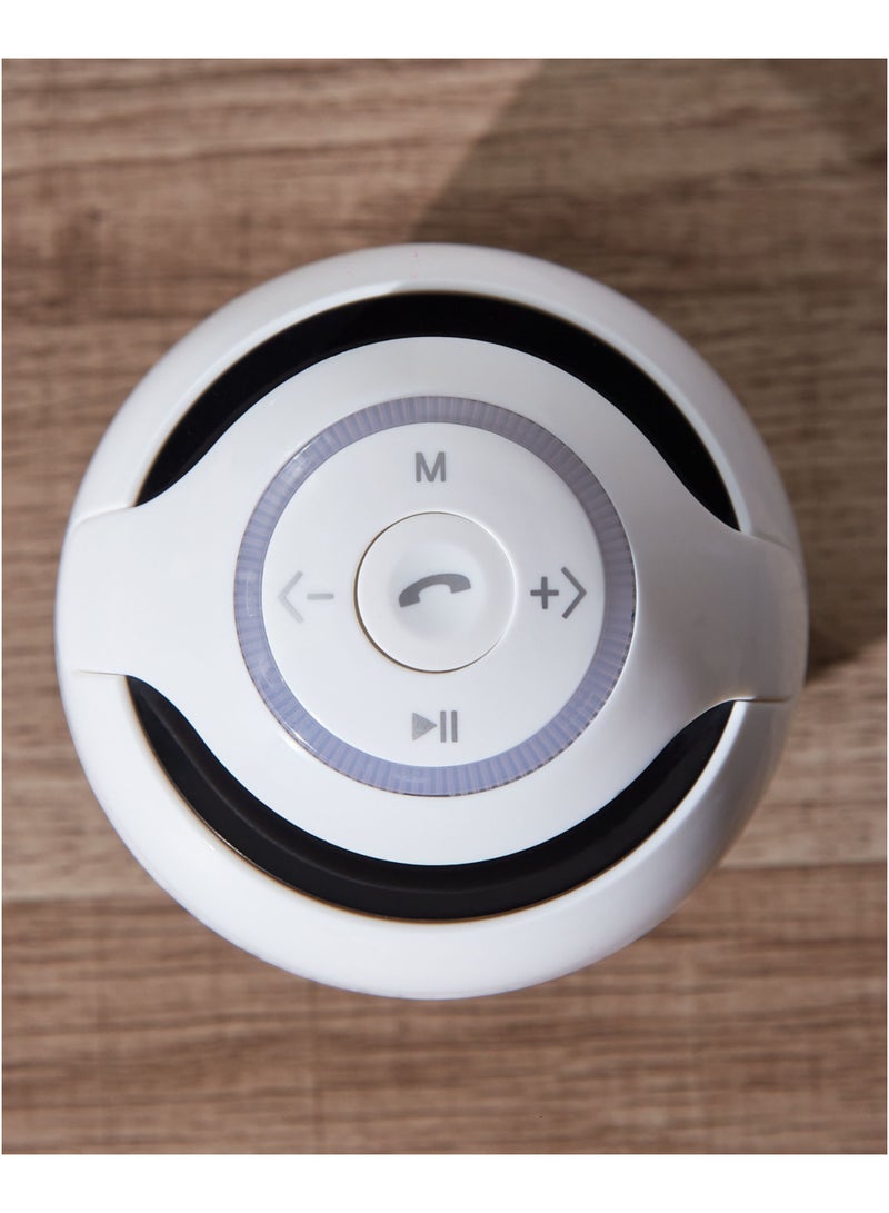 Multifunctional Portable Bluetooth Ball Speaker, white - Image 3