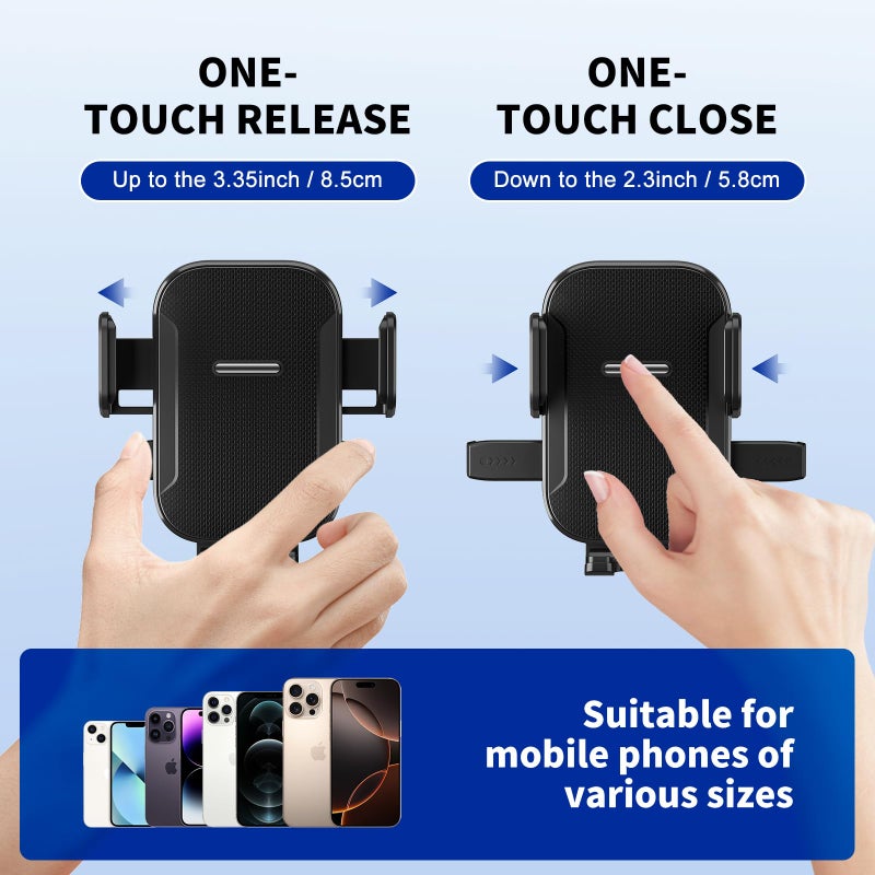 teefeet Adjustable Tesla Phone Mount Car Phone Holder for Model 3 and Model Y, No Glue Required,Center Console Display iPhone Holder, Touchscreen Phone Mount for Tesla Fits for All Phone(Black) - Image 3