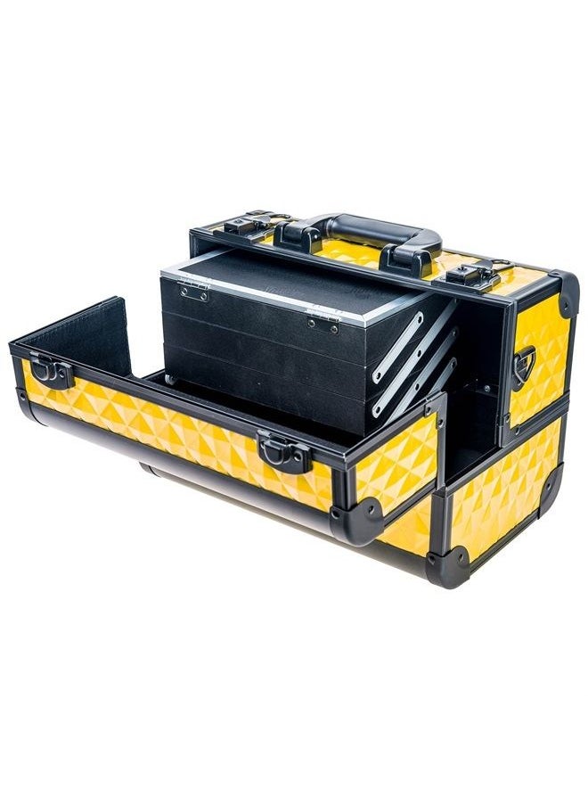 Shany Premier Fantasy Collection Makeup Artists Cosmetics Train Case - NY Taxi 