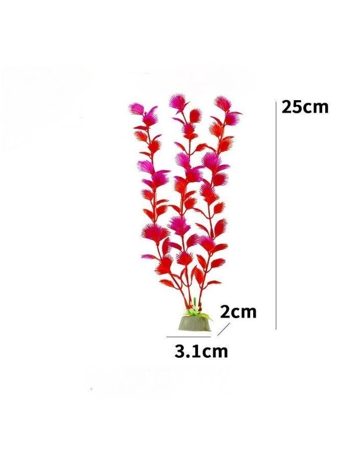 OASIS-TH 11pcs Aquarium Plants Colorful Artificial Aquatic Plants Lifelike Decor Fish Tank Plants Aquarium Plant Decorations - Image 5