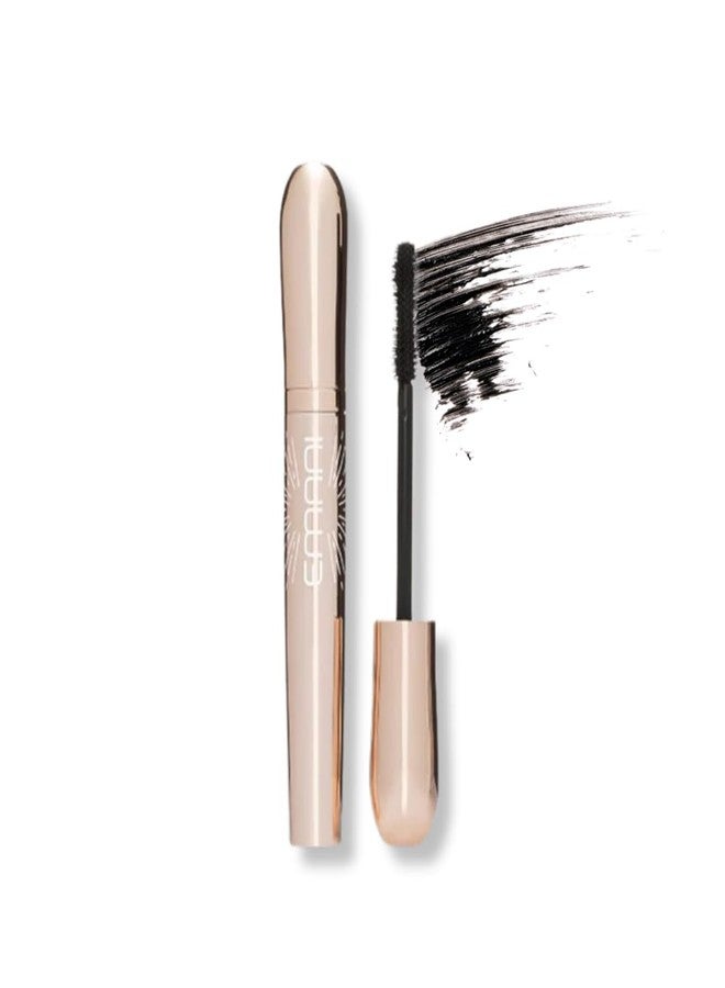 Emani Natural Healthy Lash Mascara, Volume and Length, Hypoallergenic for Sensitive Eyes, Clean Natural Ingredients, Smudge Proof & Volumizing, Midnight - Image 1