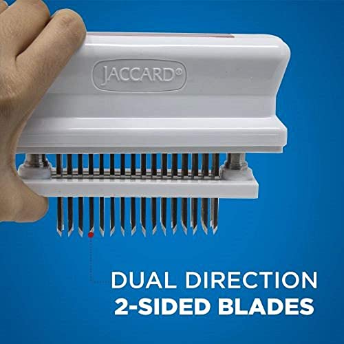 Jaccard 200348R, 48 Blade Durable Meat Tenderizer with Stainless Steel Razor Sharp Needle, Cooking Gadget for Tenderizing Chicken, Beef, Pork, Veal, BBQ, Red - Image 4