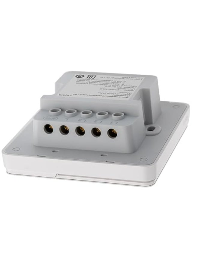 Aqara Z1 Pro Smart Wall Switch 4 Gang, Zigbee 3.0, Touch Control, White, 220V, 86x86x33.5mm - Image 2
