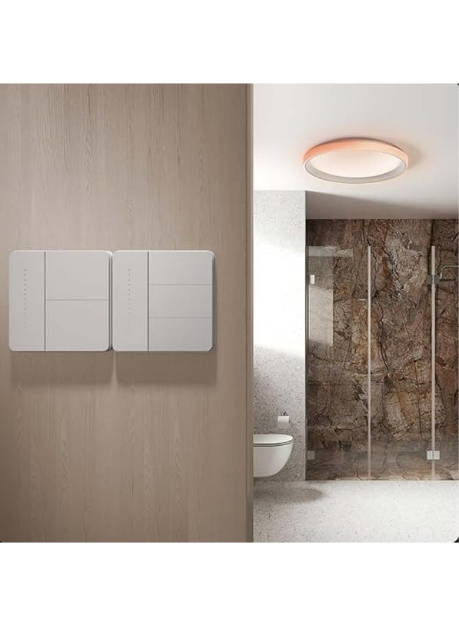 Aqara Z1 Pro Smart Wall Switch 4 Gang, Zigbee 3.0, Touch Control, White, 220V, 86x86x33.5mm - Image 4